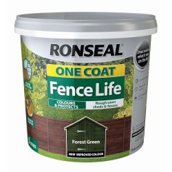 Ronseal One Coat Fence Life - Forest Green 5L