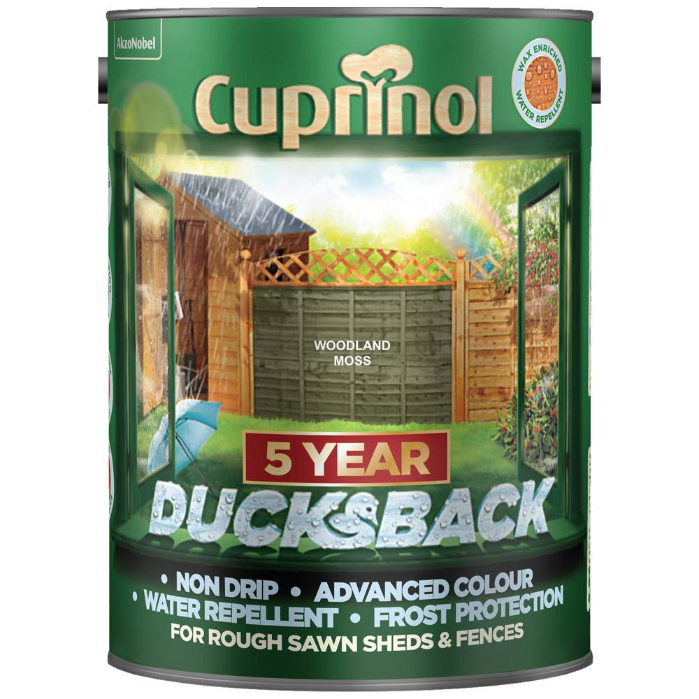 Cuprinol Ducksback Woodland Moss 5L
