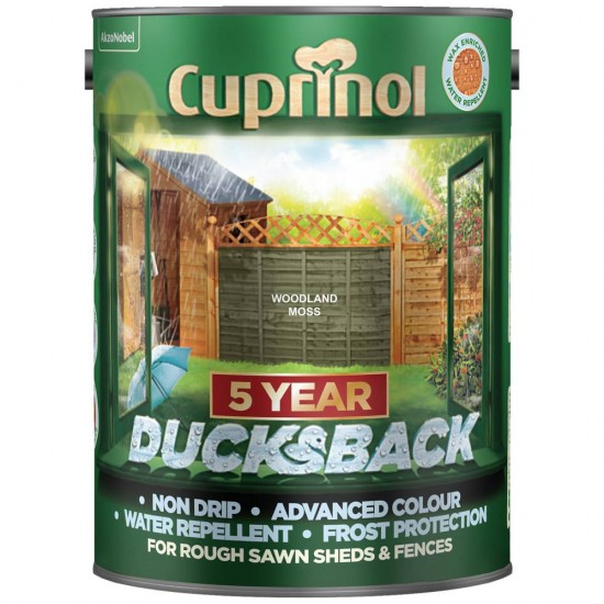 Cuprinol Ducksback - Woodland Moss 5L