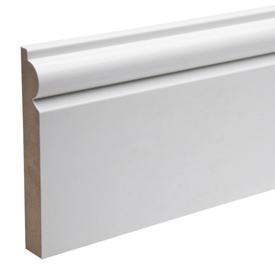 MDF Torus Skirting Board 18mm x 120mm x 2.2m